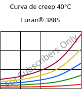 Curva de creep 40°C, Luran® 388S, SAN, INEOS Styrolution