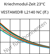 Kriechmodul-Zeit 23°C, VESTAMID® L2140 NC (feucht), PA12, Evonik