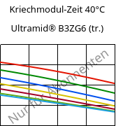 Kriechmodul-Zeit 40°C, Ultramid® B3ZG6 (trocken), PA6-I-GF30, BASF